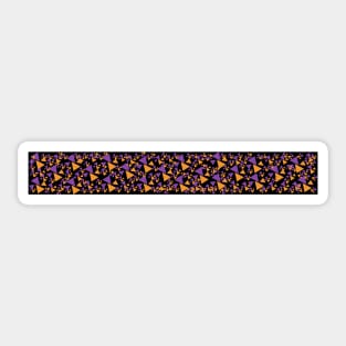 geometric pattern multiple triangles in two different shades Sticker